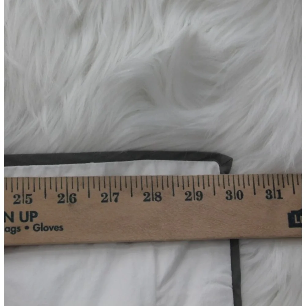 Pottery Barn Morgan White & Gray Euro 26